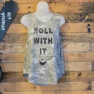 SALE-Grayson Threads women's camouflage sushi themed shirt size medium